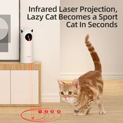 Juguete láser automático para gatos de interior