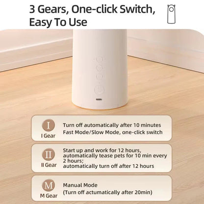 Juguete interactivo para mantener gatos activos en casa