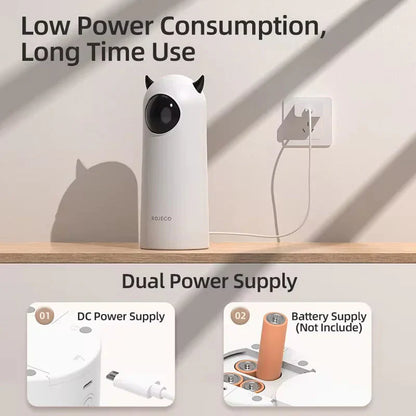 Juguete automático portátil para gatos con modo de juego